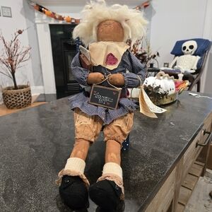 Attic Babies "Witty Kitty" Vintage Rag Doll